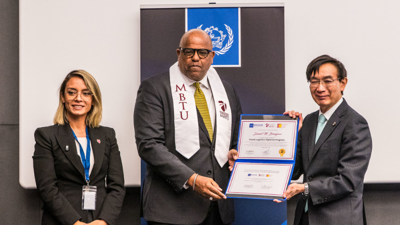 Consultative Committee member MBTU strengthens postal logistics skills through diploma programme