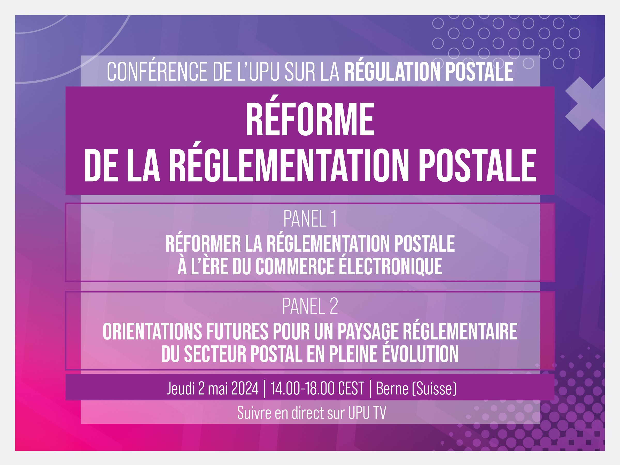 Conférence de l’UPU sur la régulation postale 